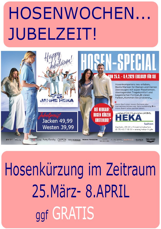 Hosenwochen bei HEKA